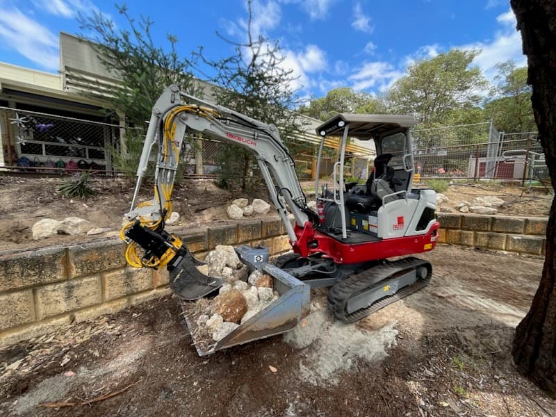 Able Mini Excavator Service project 3