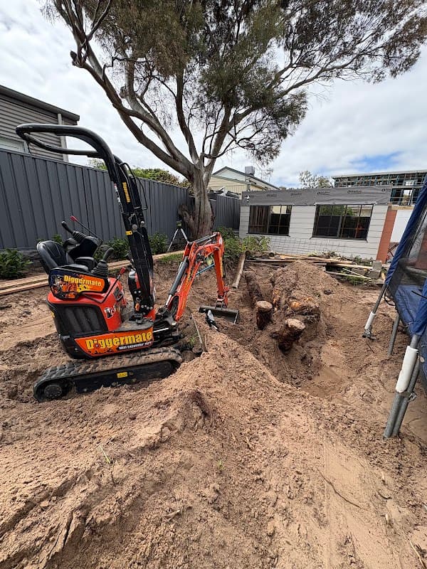 Diggermate Mini Excavator Hire Aldinga Beach