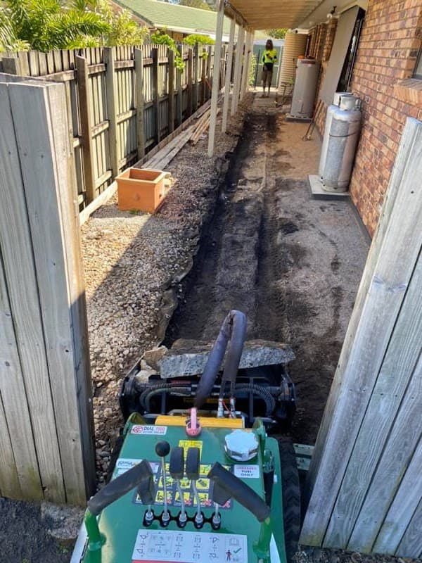 Diggermate Mini Excavator Hire Aldinga Beach project 3