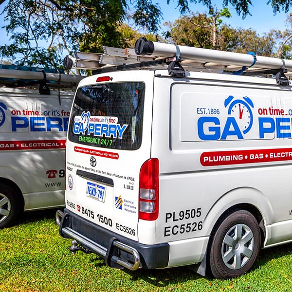 GA PERRY Plumbing, Gas, Electrical & Hot Water cover