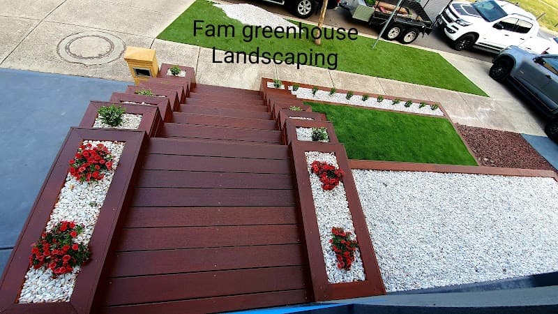 Landscaping fam greenhouse project 6