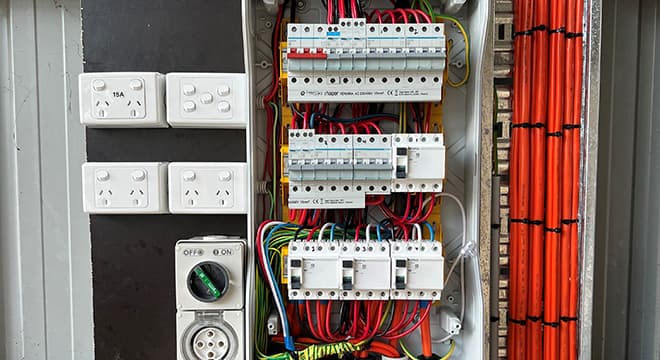 Lined Electrical cover