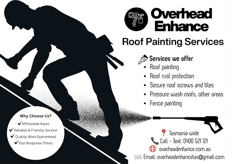 Overhead Enhance - Roof Painting Tas project 3