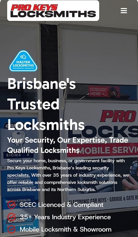 PRO KEYS LOCKSMITHS project 1