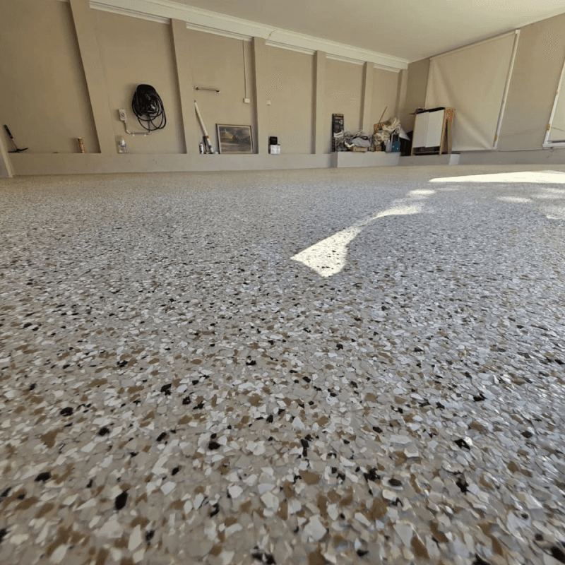 Red painting Au | house Painting | Commercial Painting | Concrete Epoxy cover
