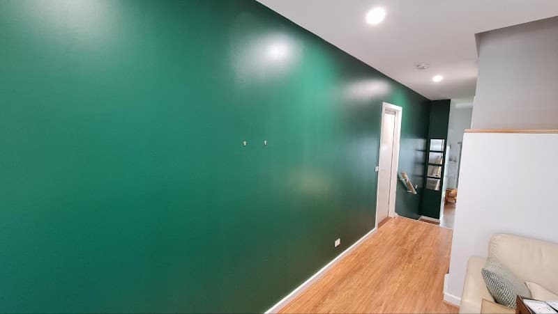 Red painting Au | house Painting | Commercial Painting | Concrete Epoxy project 4