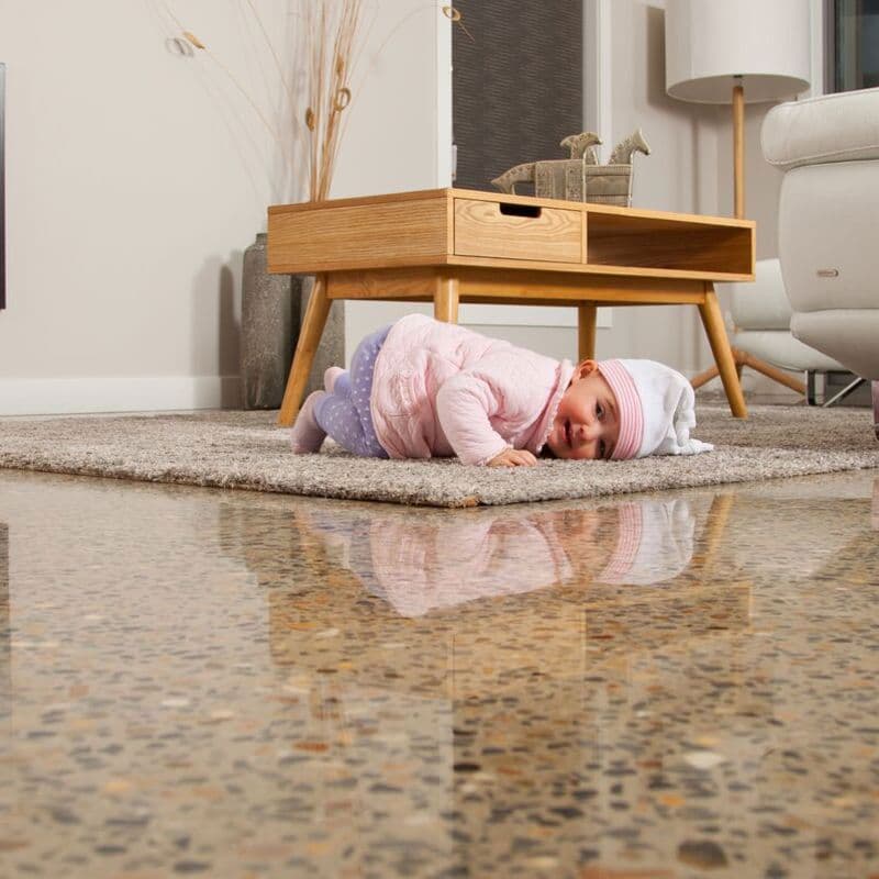 Ultra Grind Polished Concrete project 1