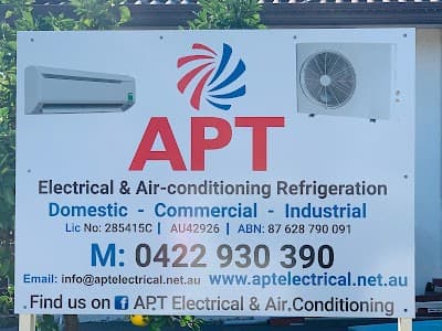 APT ELECTRICAL & AIR CONS & REFRIGERATION PTY LTD cover