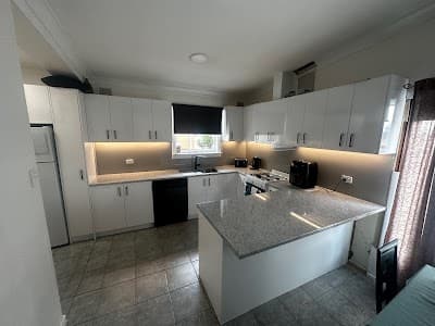 Custom built cabinetry and joinery cover