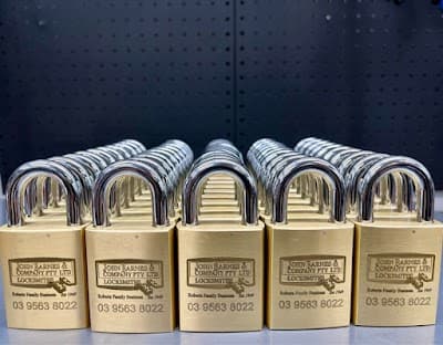 John Barnes & Co (VIC) Locksmiths cover