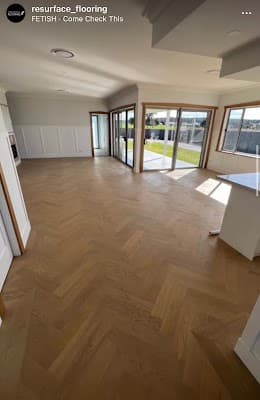 Resurface flooring cover