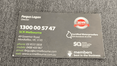 SCR Melbourne project 1