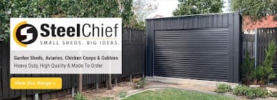 SteelChief & Col Western Sheds: Garden Sheds, Aviaries, Chicken Coops & Cubbies