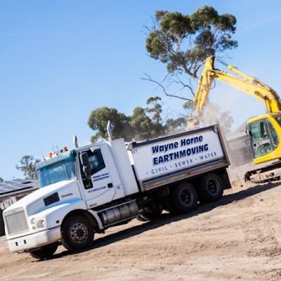 Wayne Horne Earthmoving Pty Ltd cover