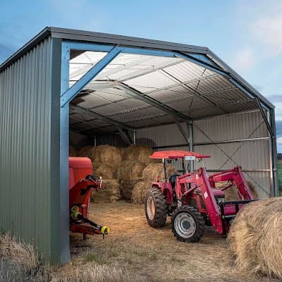 Wide Span Sheds Orange cover